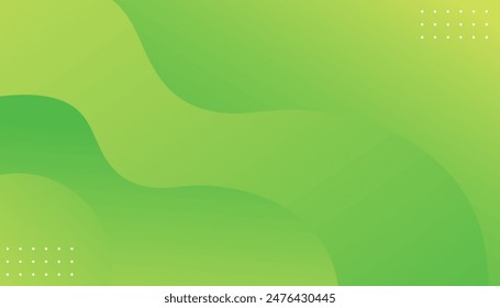 Abstract green light and dark color gradient background.  Used to decorate advertisements, publications, Eps10 vector