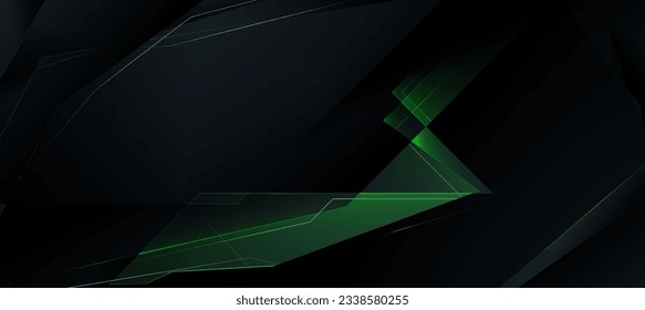 abstract green light element  and a high-tech background for promoting tech device products and for selling product