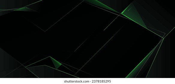 abstract green light element  and a high-tech background for promoting tech device products and for selling product