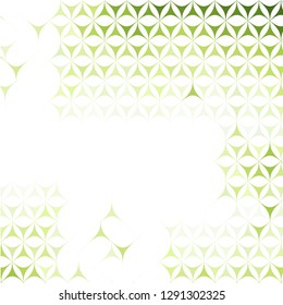 Abstract green light template background. Triangles mosaic. 