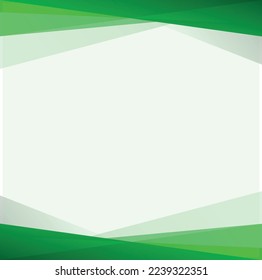 Abstract green light template background. Triangles mosaic
