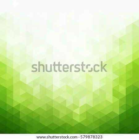 abstract green light template background triangles stock vector free template background