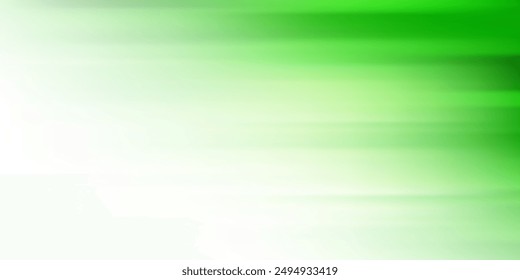 Abstract green light trails in the dark, motion blur effect