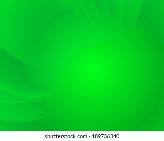 abstract green lights curvy background