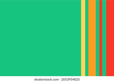 Abstract green line background no wave
