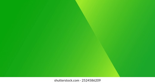 Abstract green line background with overlap shadow lights pattern. Colorful green design. Simple and modern concept