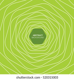 Abstract green line background. Vector illustration eps10 