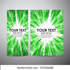 Abstract green line digital. Graphics resources design template. Vector illustration