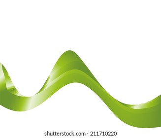 Abstract green lines background