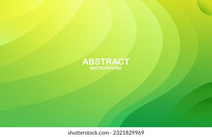 Abstract green liquid background. Fluid shapes composition. Eps10 vector