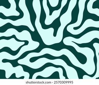 Abstract green liquid background fluid pattern illustration vector layout banner backdrop template texture editable