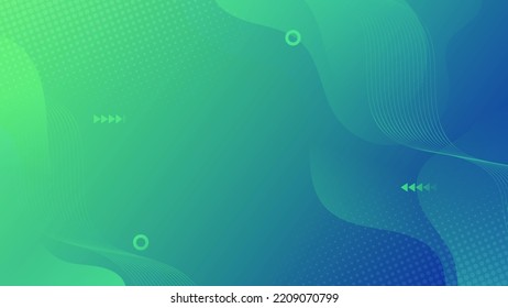 Abstract Green liquid background. Modern background design. gradient color. Dynamic Waves. Fluid shapes composition. Fit for website, banners, wallpapers, brochure, posters