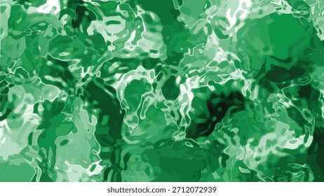Fondo de movimiento líquido verde Abstractas con textura de la superficie del agua que fluye y ondulante, agua plástica abstracta A, Imagen de la Regalías común.