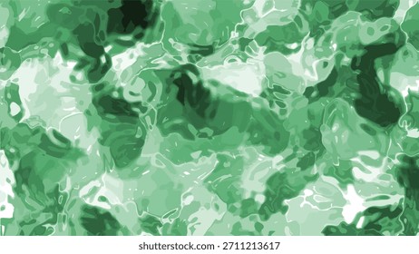 Abstract green liquid texture with flowing waves creating a mesmerizing and dynamic background, Abstracts Plastic Water A, royalty stock.
