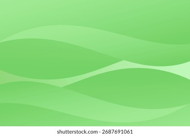 Fondo líquido verde Abstractas de la onda. Ilustración vectorial