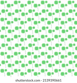 abstract green lucky plant symbol template, a lucky natural tree on white background, vector Ecology seed vectorm, illustration.