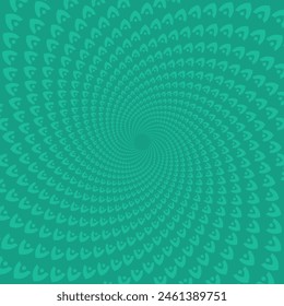 Abstract Green Mandala Pattern Background Vector