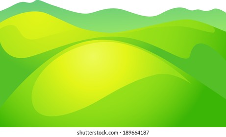 abstract green meadow