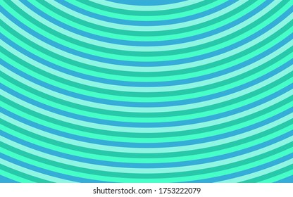 Abstract green mint circles spin pattern lines background. Design decoration concept for web layout, poster, banner. Vector illustration.