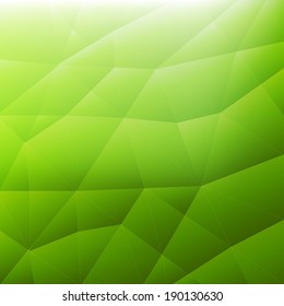 Abstrakter, grüner, moderner Hintergrund, mit Farbverlauf-Mesh, Vektorgrafik