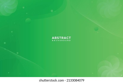 Resumen de diseño de plantillas de fondo verde y moderno