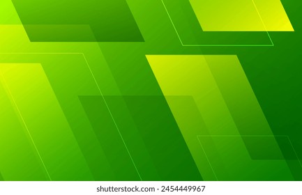 Fondo geométrico moderno verde Abstractas. Ilustración vectorial