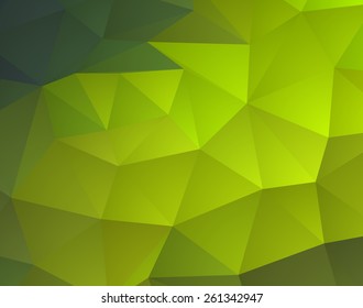 Abstract green mosaic background. Spring season 