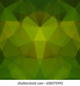 Abstract green mosaic background. Triangle geometric background. Design elements. Vector illustration