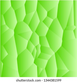 Abstract green mosaic background vector.