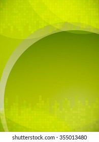 abstract green mosaic vertical background