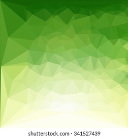 Abstract Green Natural Polygonal Mosaic Background, Creative Business Design Templates. Illustration Vector EPS10