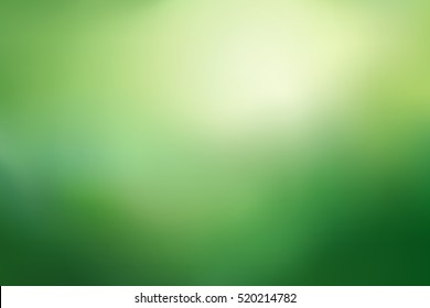 Abstract green nature blurred gradient background. Vector illustration. Ecology concept for your graphic design, banner or poster.