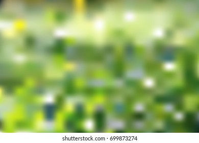 Abstract green nature blurred gradient background. Vector illustration.