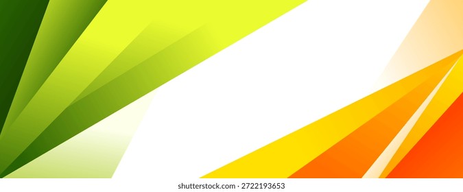 Fondo Abstractas de rayas dinámicas verdes y naranjas, Ilustración vectorial geométrica, fondo de Anuncio de Plantilla para ventas, negocios, anuncios, eventos, Web, encabezados y más