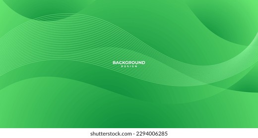 abstract green organic colorful background with lines. vector illustration.