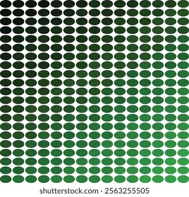 Abstract Green Oval Gradient Pattern