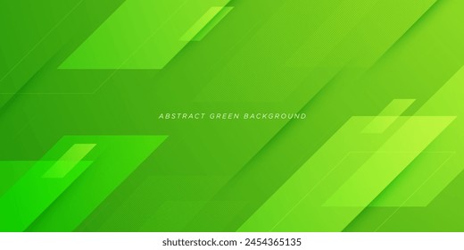 Abstract green overlap background. Overlap template vector with overlay lines and shapes. Colorful green background with smooth pattern design. Eps10 vector