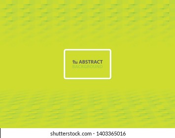 Abstract green paper cut design decoration for cover background. You can use for ad, poster, artwork, presentation design. illustration vector eps10