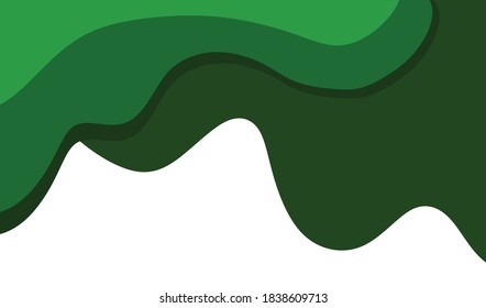 Resumen de diseño de fondo de estilo de papeleo verde