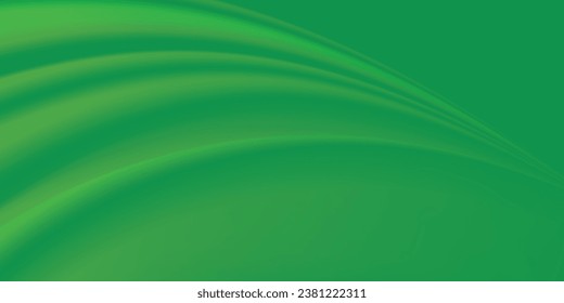 Abstract green particles background. Flow wave with lines. Digital data structures.