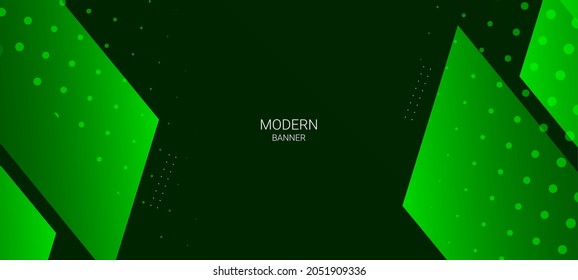 Abstract green pattern geometric triangle background