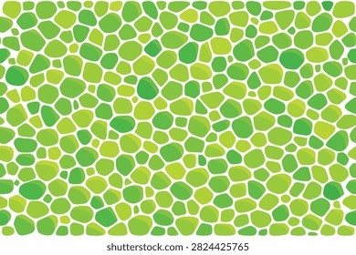 Abstract Green Pebble Seamless Pattern Natural Stone Background
