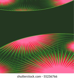 abstract green & pink background