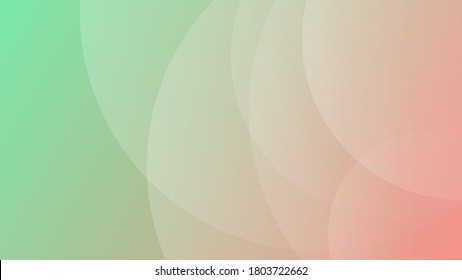 Resumen de fondo verde y rosa con efecto dinámico. Ilustración vectorial para el diseño.

