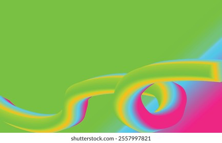 Abstract green and pink  background vector astration
