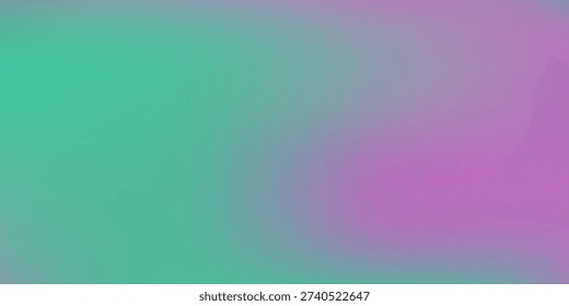 Abstract green, pink, purple gradient grainy background