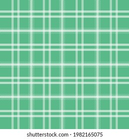 Abstracto vectorial sin costuras de trenzas verdes. Diseño de rayas de línea blanca para tela, textil, fondo. 
