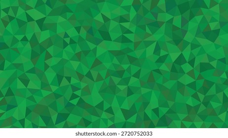 Abstract Green Polygon Background Design Element. A mesmerizing interplay of verdant hues, forming an intricate network of geometric shapes.