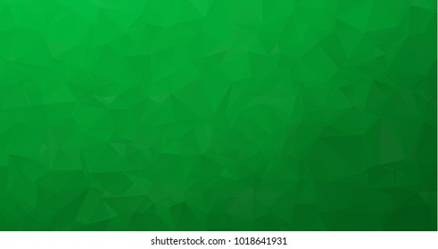 Abstract Green Polygonal Mosaic Background, modern background, Low Poly Style, Vector illustration, Business Design Templates