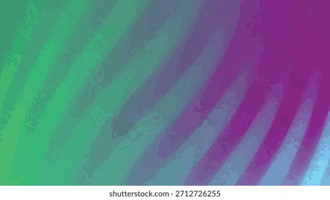 Abstractas animación de degradado verde y púrpura con líneas diagonales texturizadas para fondos, abstractos Twirls Noise, Regalías de stock.